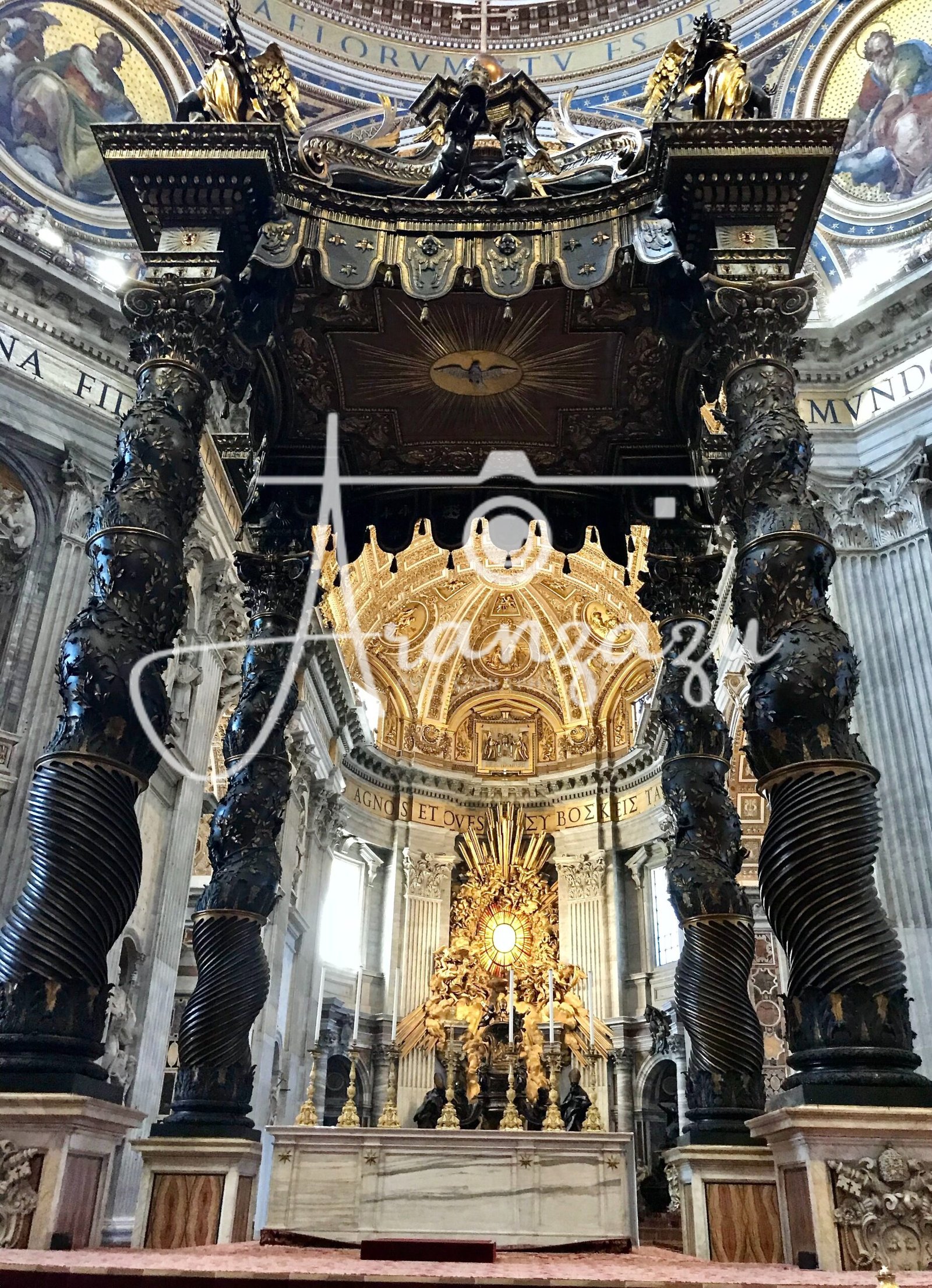 St. Peter’s Baldachin, Saint Peter’s Basilica, Vatican City, Rome, Italy
